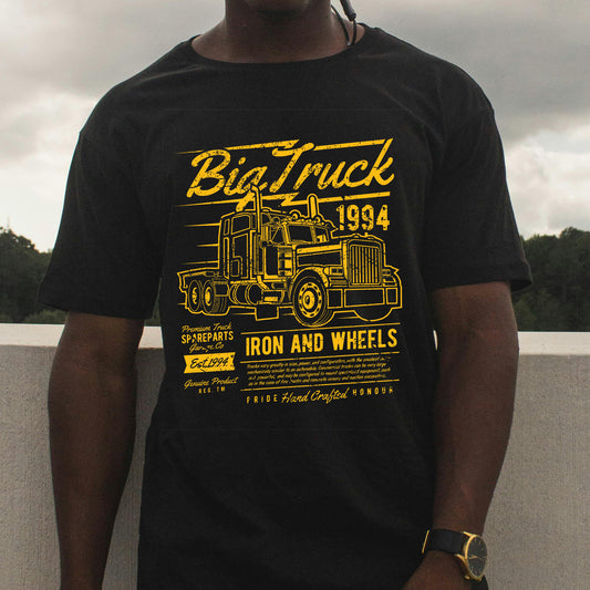1980s Vintage Big Truck T-Shirt for Men and Women