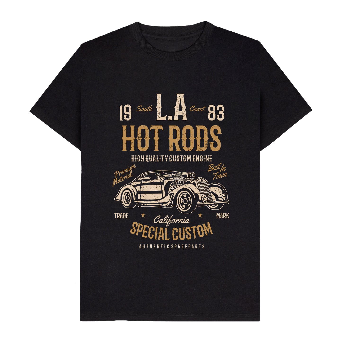 Retro Hot Rods Graphic Tee Shirt for Men and Women