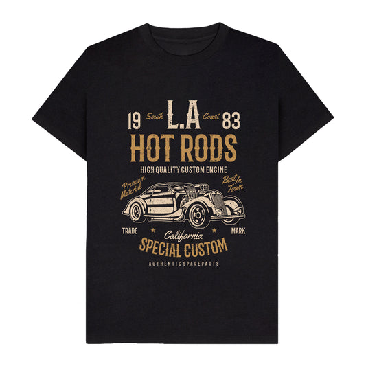 Retro Hot Rods Graphic Tee Shirt for Men and Women