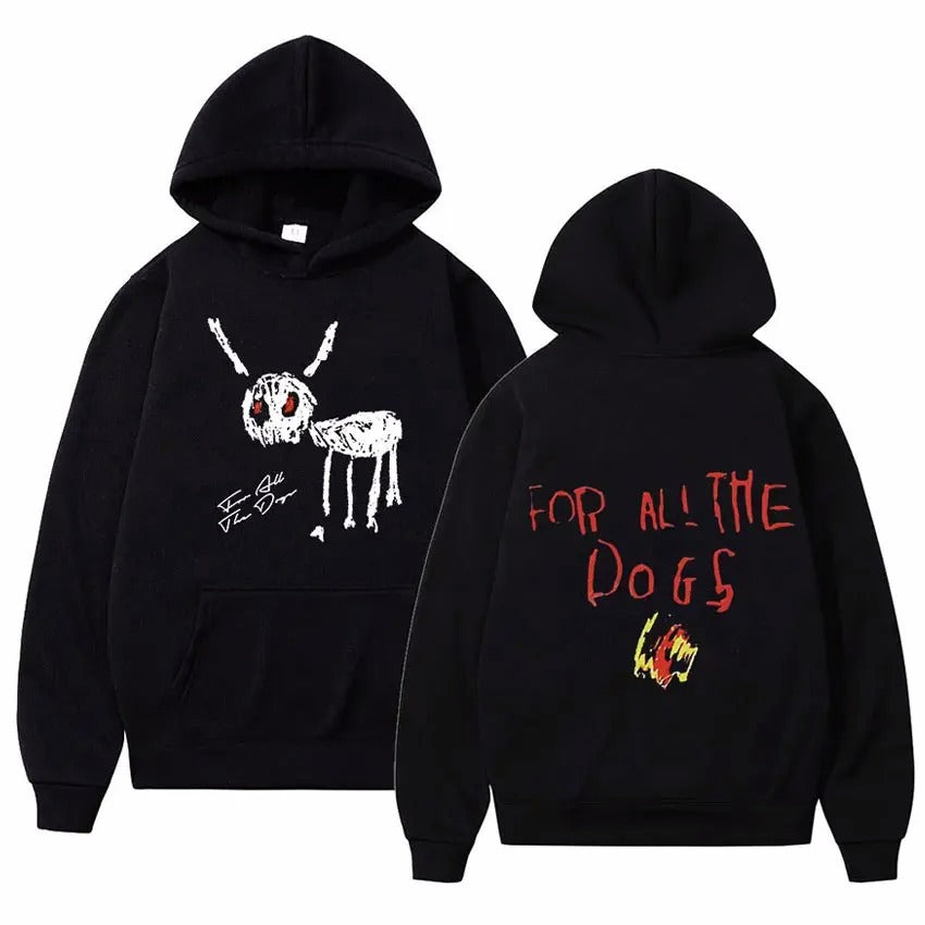 Drake For All The Dogs Print Hoodie