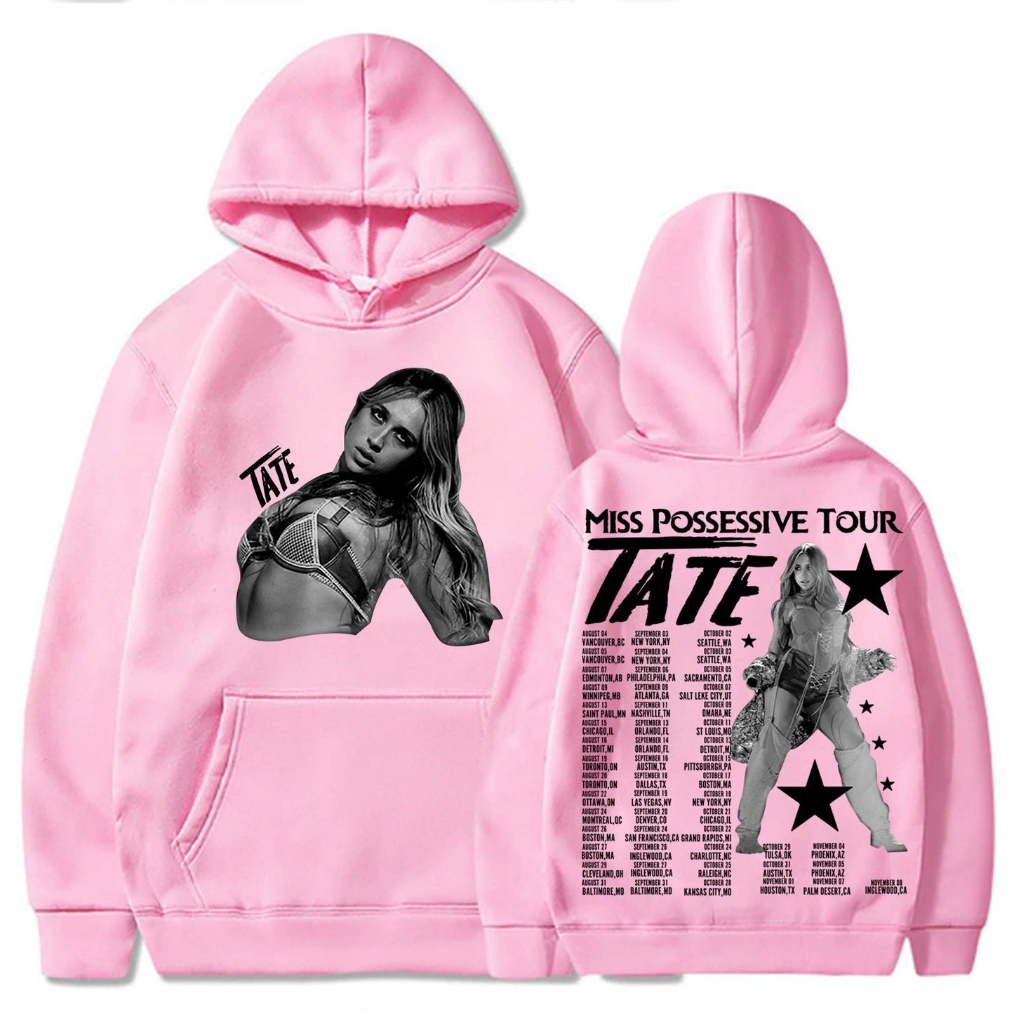 Tate McRae Miss Possessive Tour T8 Hoodie for Men Women