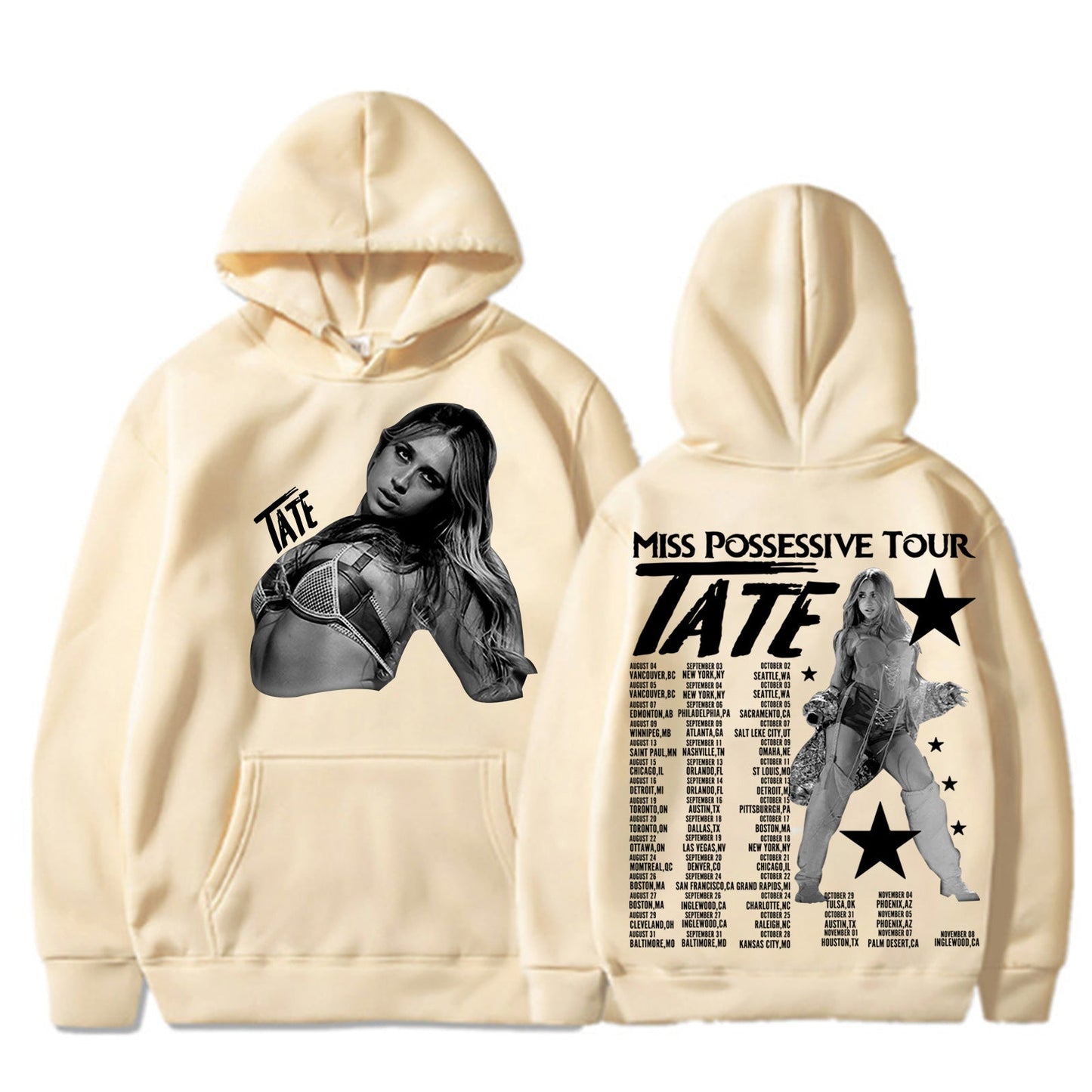 Tate McRae Miss Possessive Tour T8 Hoodie for Men Women