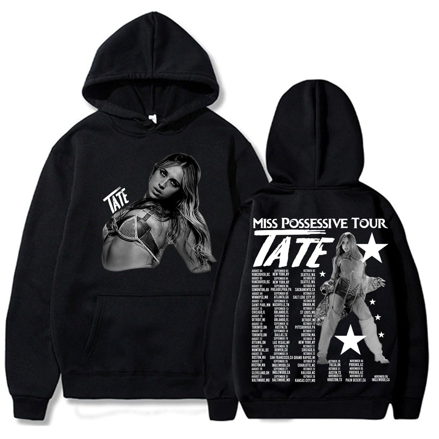 Tate McRae Miss Possessive Tour T8 Hoodie for Men Women