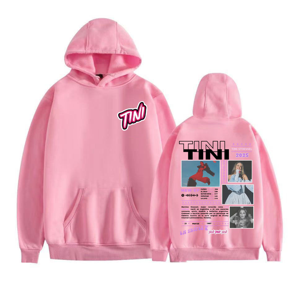 Singer TINI STOESSEL Album 2025 Tour Cover Hoodies Men Women