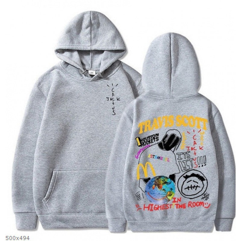 Travis Scott Cactus Jack Astroworld Graphic Hoodie