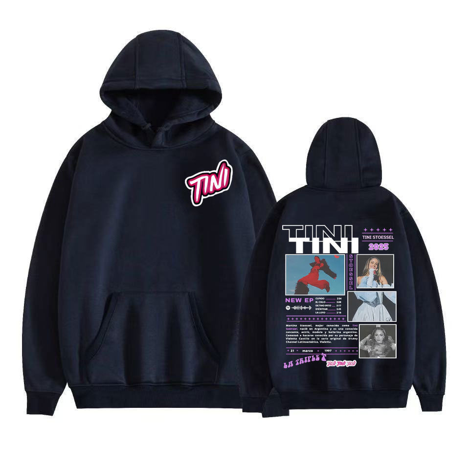 Singer TINI STOESSEL Album 2025 Tour Cover Hoodies Men Women
